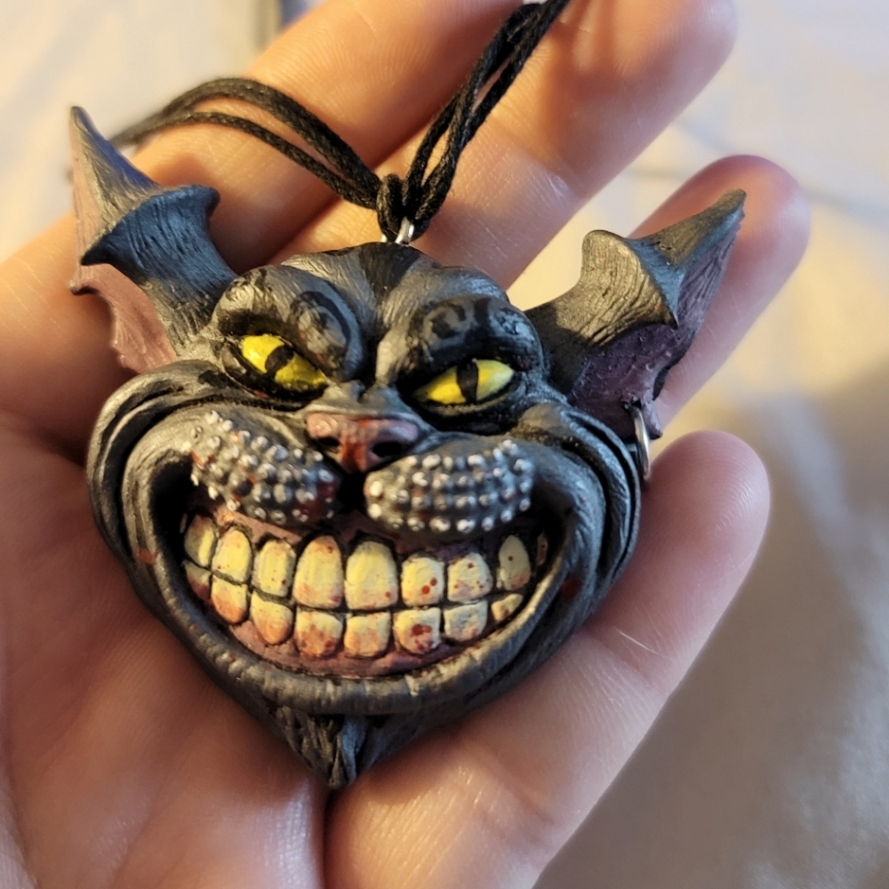 Hand made Cheshire necklace